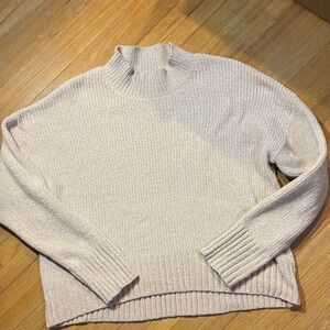 Sanctuary Cream Mock Turtleneck Sweater